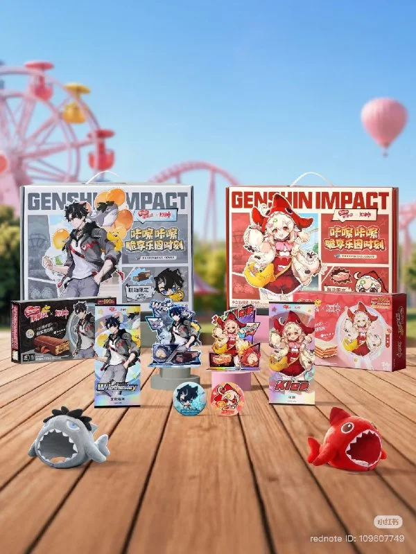 Иллюстрация к статье «❖ Коллаборация Genshin x Nestlé Crisp Shark ❖»