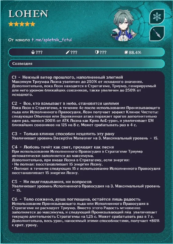 Иллюстрация к статье «❖ Навыки Лоэна ❖»
